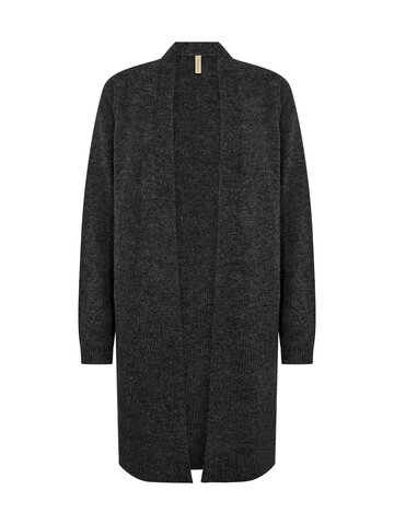 Soyaconcept Nessie 70 Ladies Knitted Cardigan Dark Earth Melange