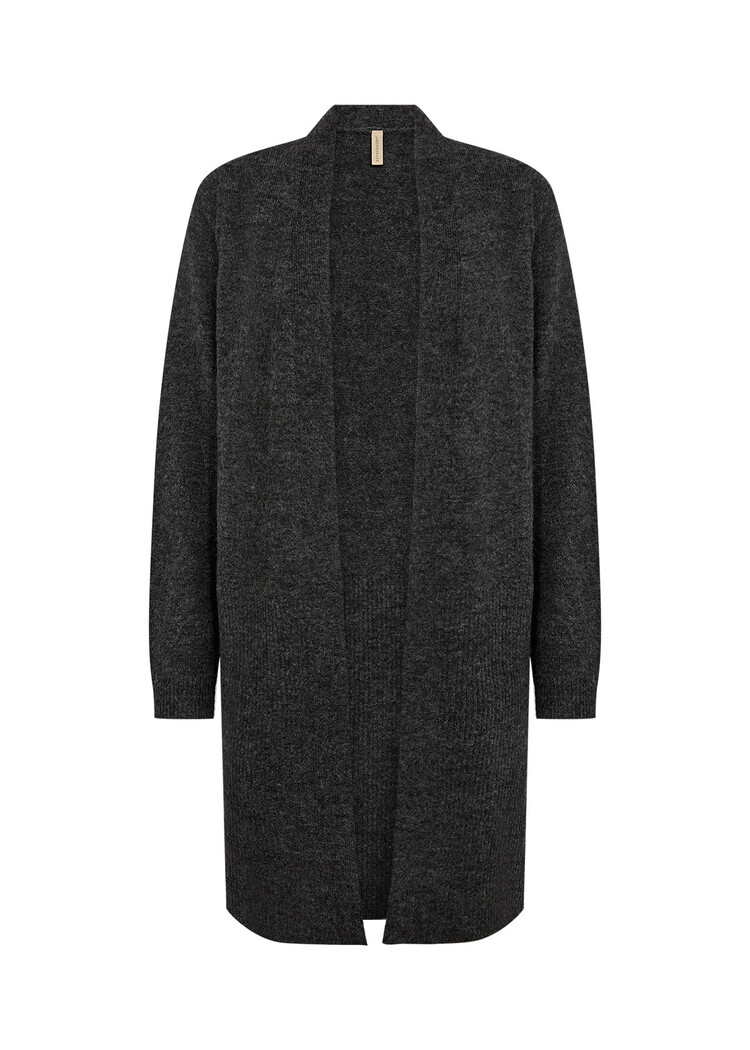 Soyaconcept Nessie 70 Ladies Knitted Cardigan Dark Earth Melange