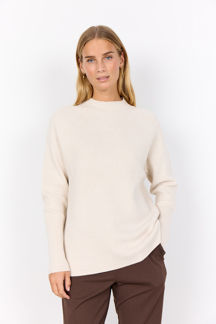 Soyaconcept Kanita 4 Knit Sweater Cream