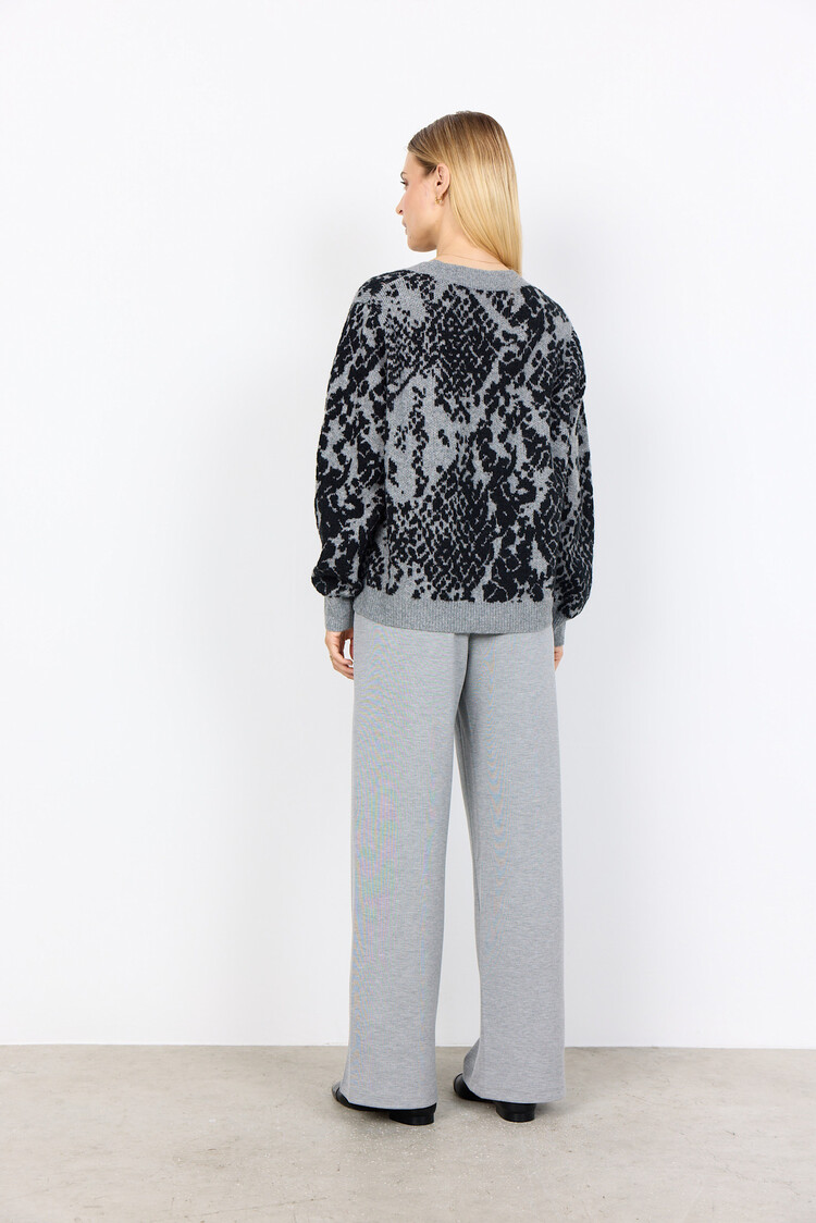 Soyaconcept Vendi 1 Knit Sweater Medium Grey Melange