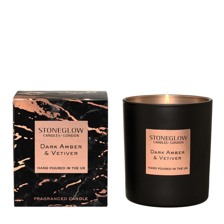 Stoneglow Luna Dark Amber & Vetiver Candle