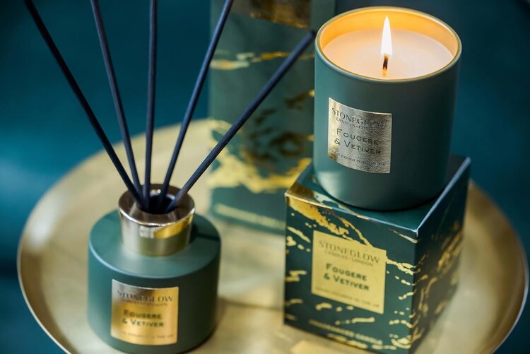 Stoneglow Luna Fougere & Vetiver Candle