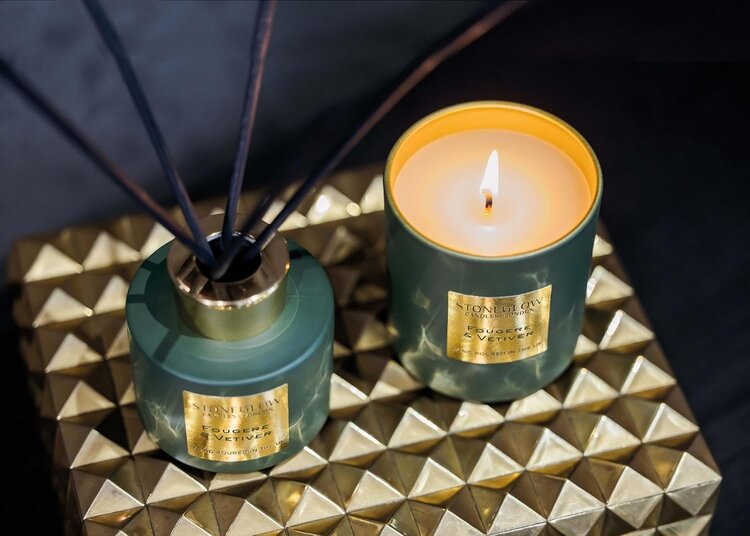Stoneglow Luna Fougere & Vetiver Candle