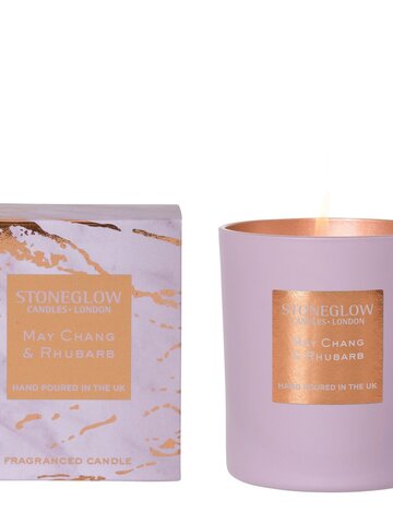 Stoneglow Luna May Chang & Rhubarb Candle