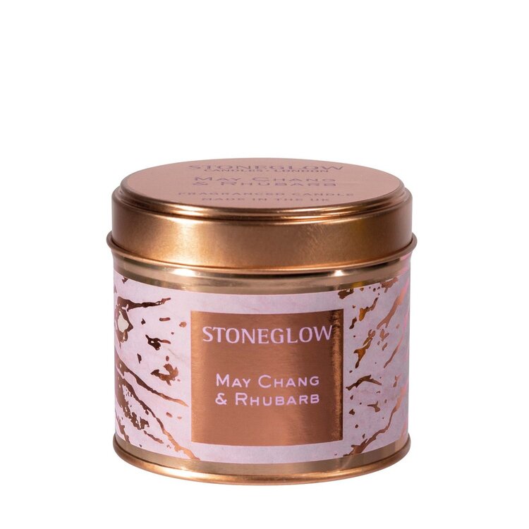 Stoneglow Luna May Chang & Rhubarb Candle Tin