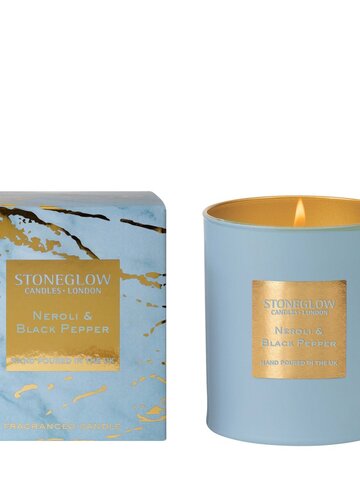 Stoneglow Luna Neroli & Black Pepper Candle