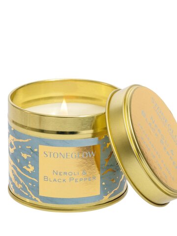 Stoneglow Luna Neroli & Black Pepper Candle Tin
