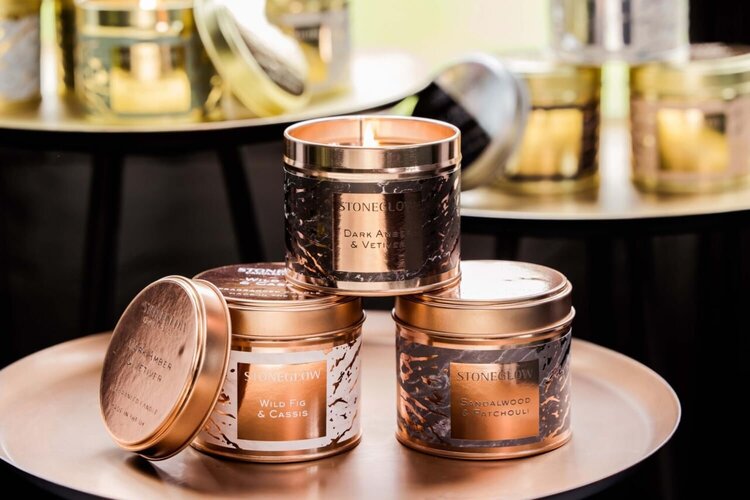 Stoneglow Luna Wild Fig & Cassis Candle Tin