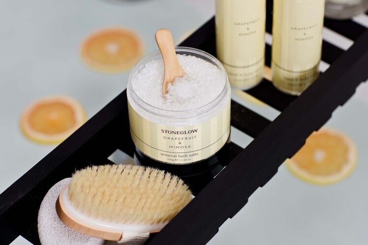 Stoneglow Modern Classics Grapefruit & Mimosa Mineral Bath Salts