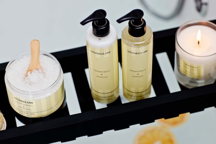 Stoneglow Modern Classics Grapefruit & Mimosa Mineral Bath Salts