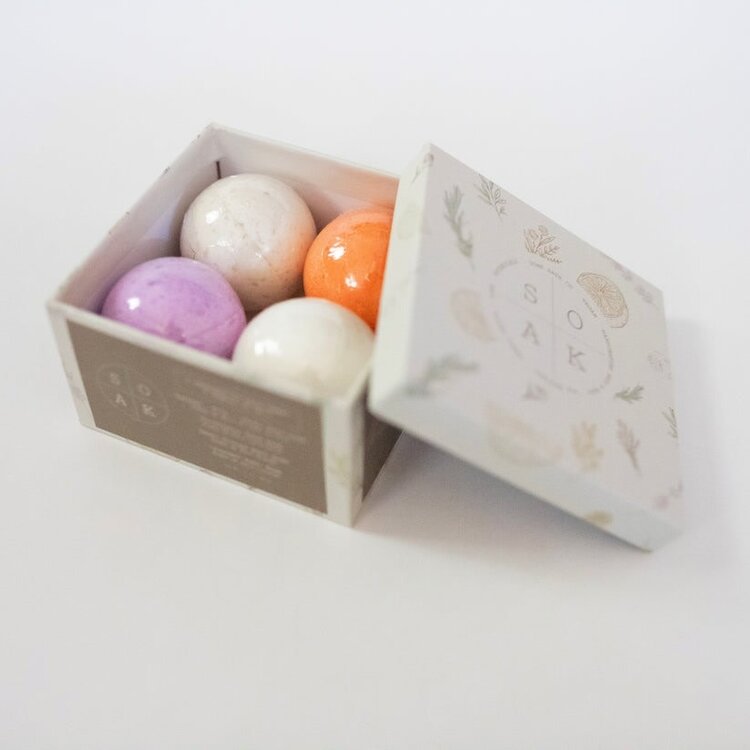 Soak Bath Co. Mini Bath Bomb Gift Box