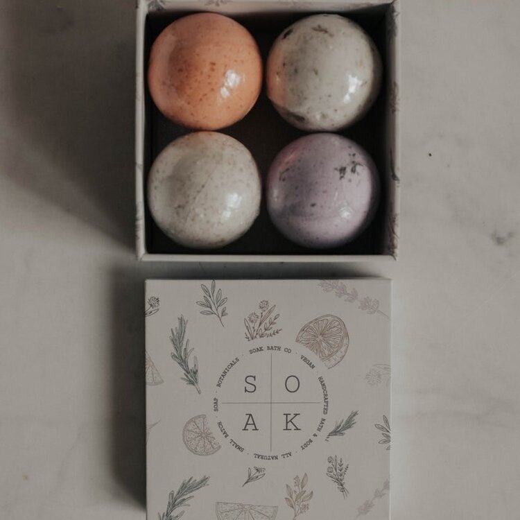 Soak Bath Co. Mini Bath Bomb Gift Box