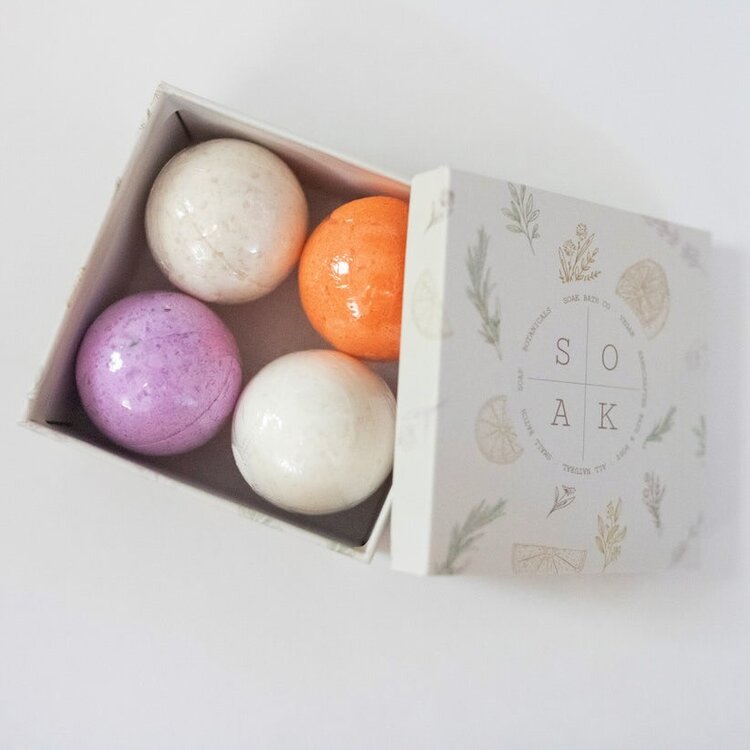 Soak Bath Co. Mini Bath Bomb Gift Box