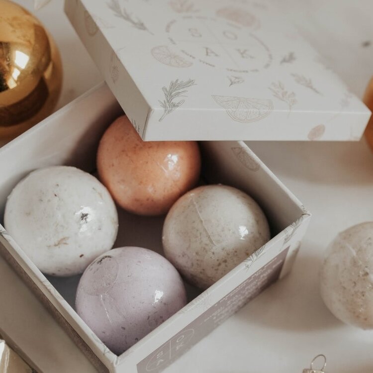 Soak Bath Co. Mini Bath Bomb Gift Box