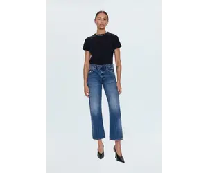 Pistola | Lexi Mid Rise Bowed Straight Pant Artisan - Tryst