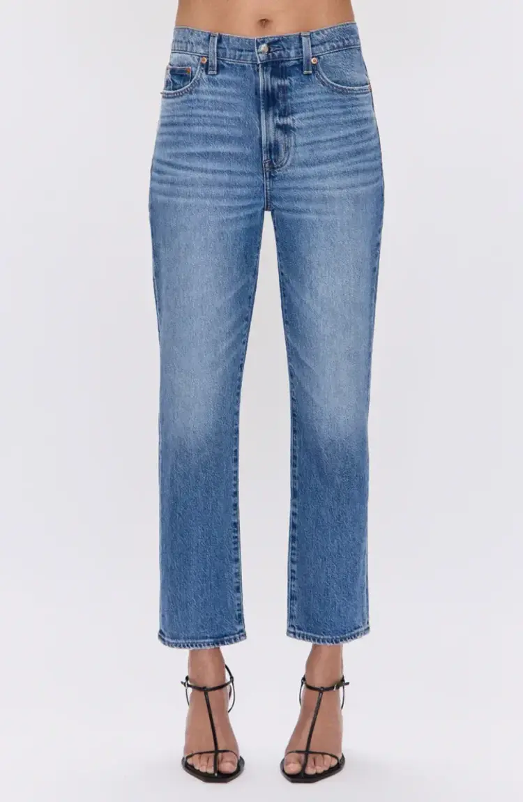 Pistola Bri High Rise Slim Straight Pant Charleston