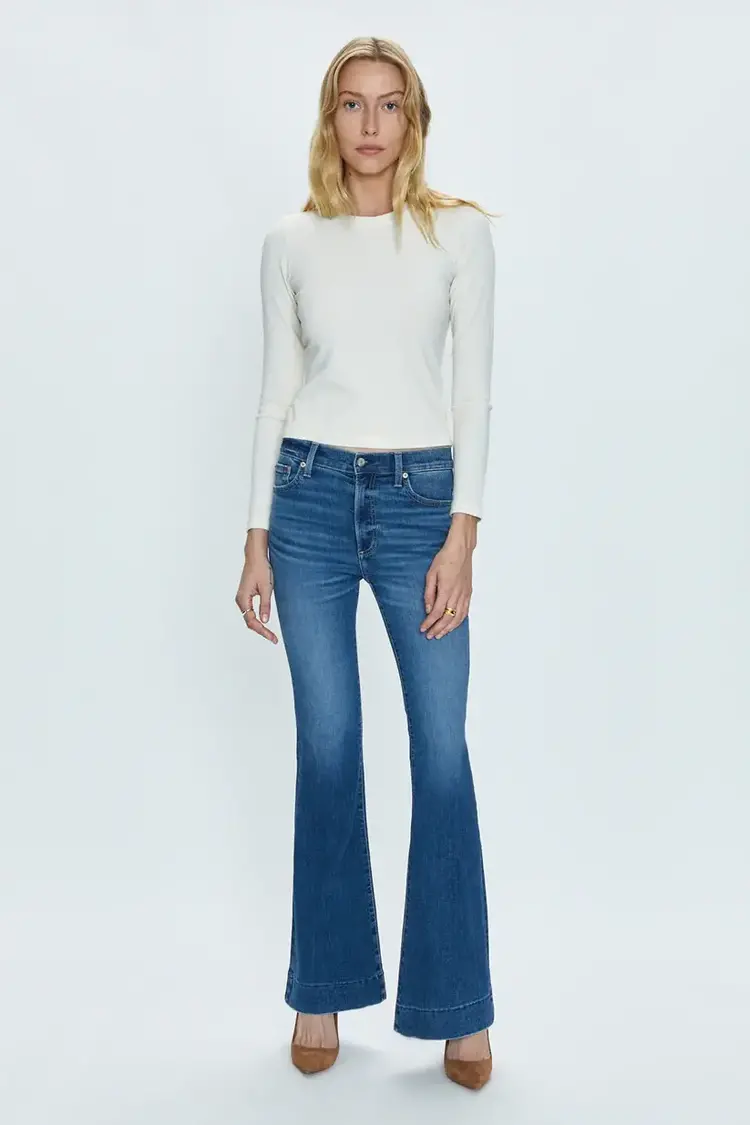 Pistola Kinsley Mid Rise Ultra Flare Pant Avenue