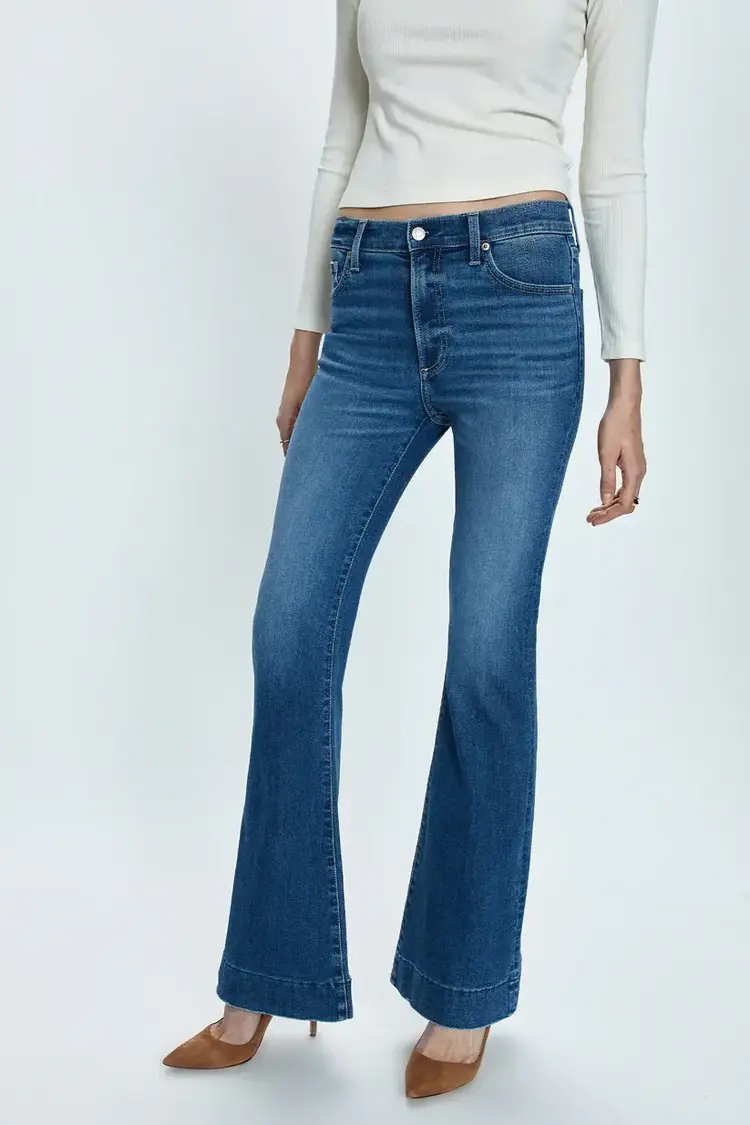 Pistola Kinsley Mid Rise Ultra Flare Pant Avenue