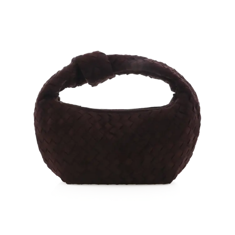 Billini Keri Handle Bag Chocolate Suede