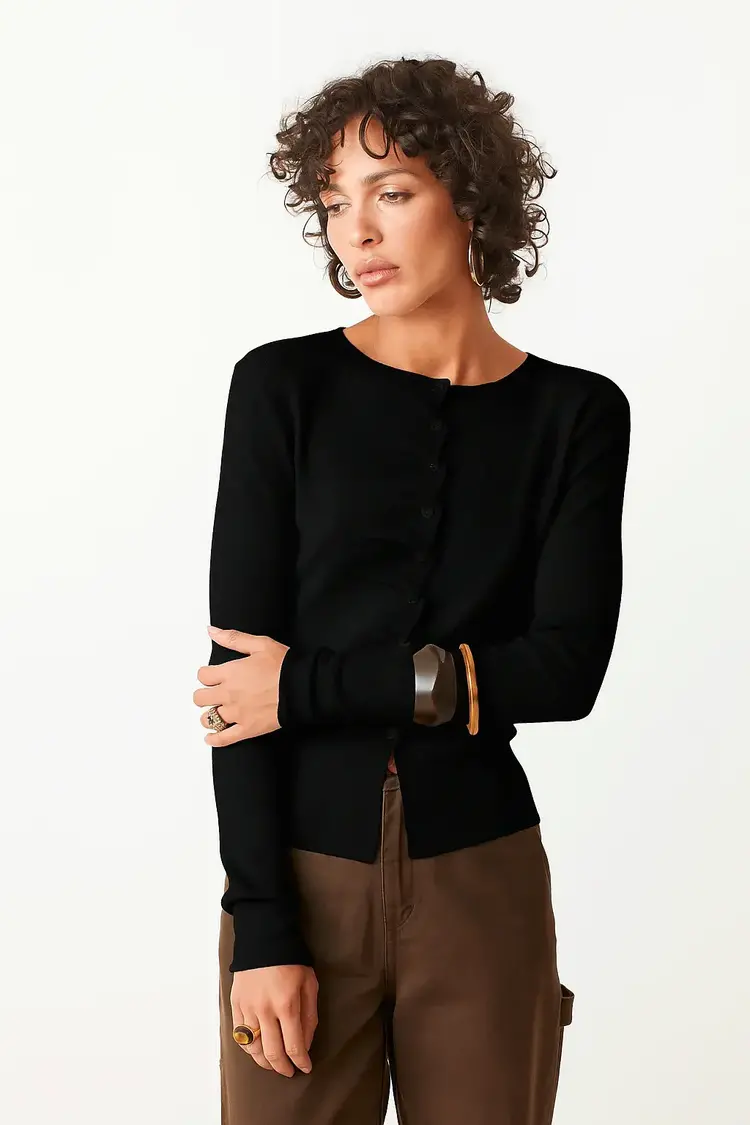 Suncoo Gamira Cardigan 02-Noir