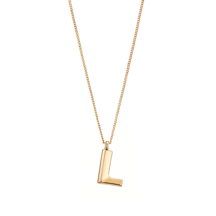 Jenny Bird JB Monogram Necklace Letter L