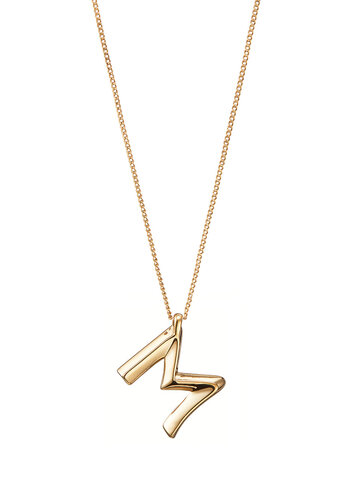 Jenny Bird JB Monogram Necklace Letter M