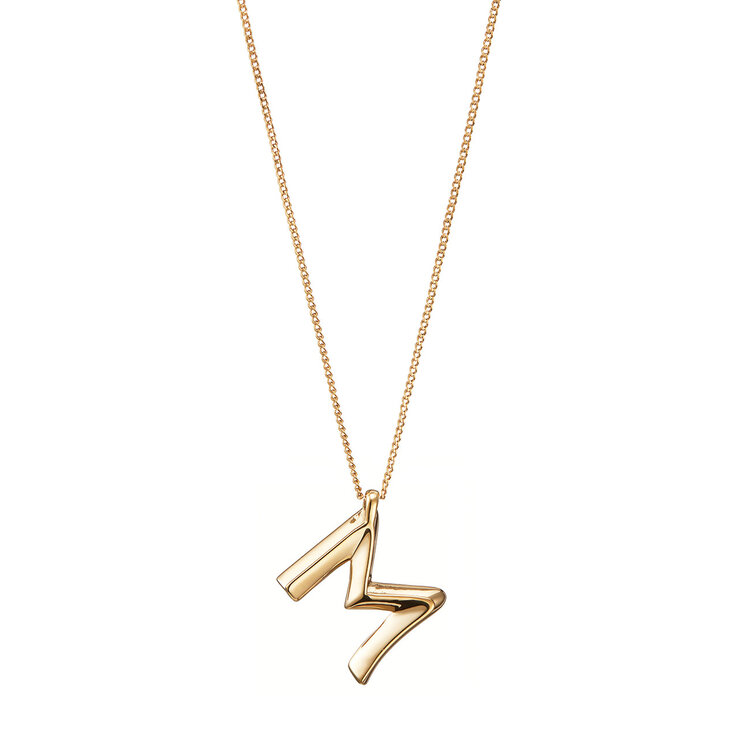 Jenny Bird JB Monogram Necklace Letter M