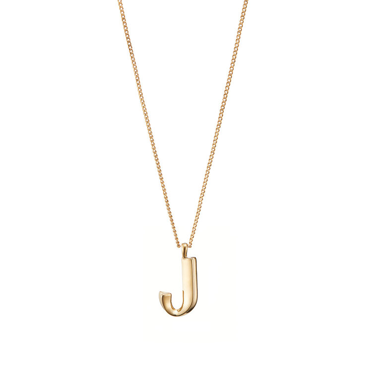 Jenny Bird JB Monogram Necklace Letter J