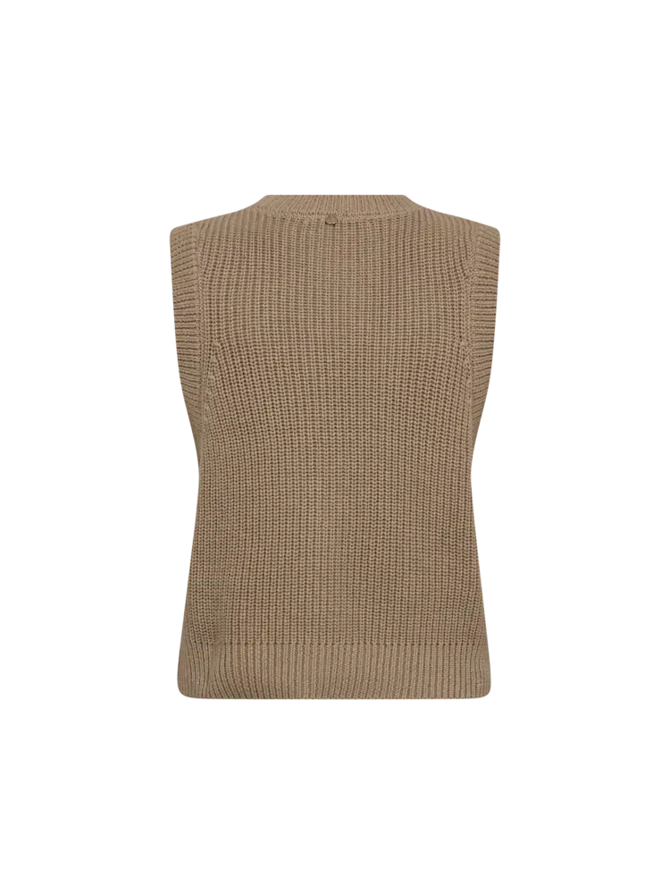Mos Mosh Kirby Knit Vest Savannah Tan