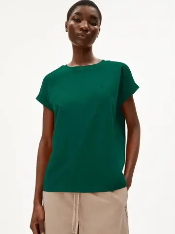 Armed Angels Idaara Shirts Emerald Green