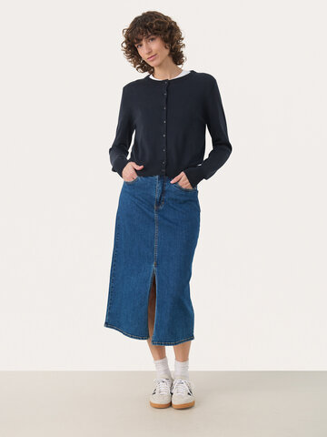 Part Two Noelani Cardigan Dark Navy