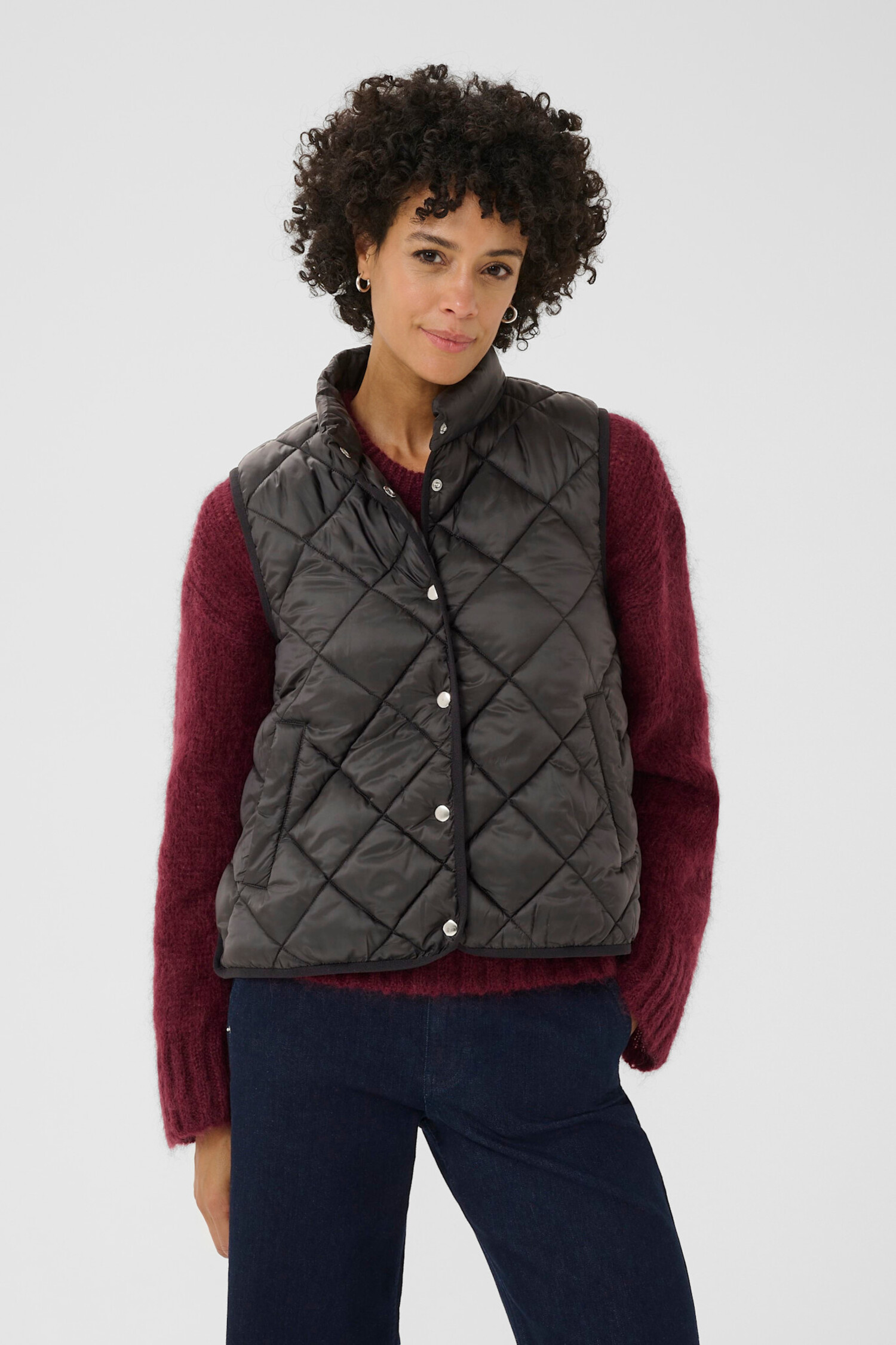 Part Two | Sidse Warm Waistcoat Black - Tryst Boutique