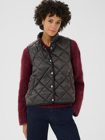 Part Two Sidse Warm Waistcoat Black