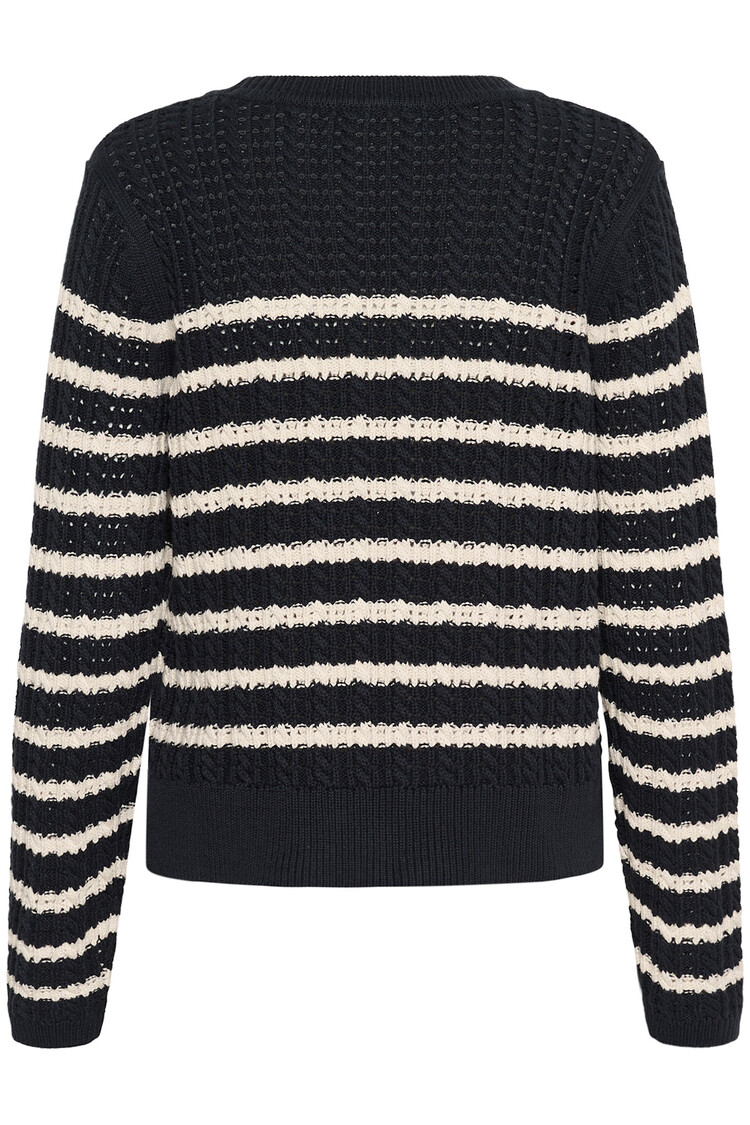 Part Two Selenia Pullover Dark Navy/Whitecap Gray Stripe