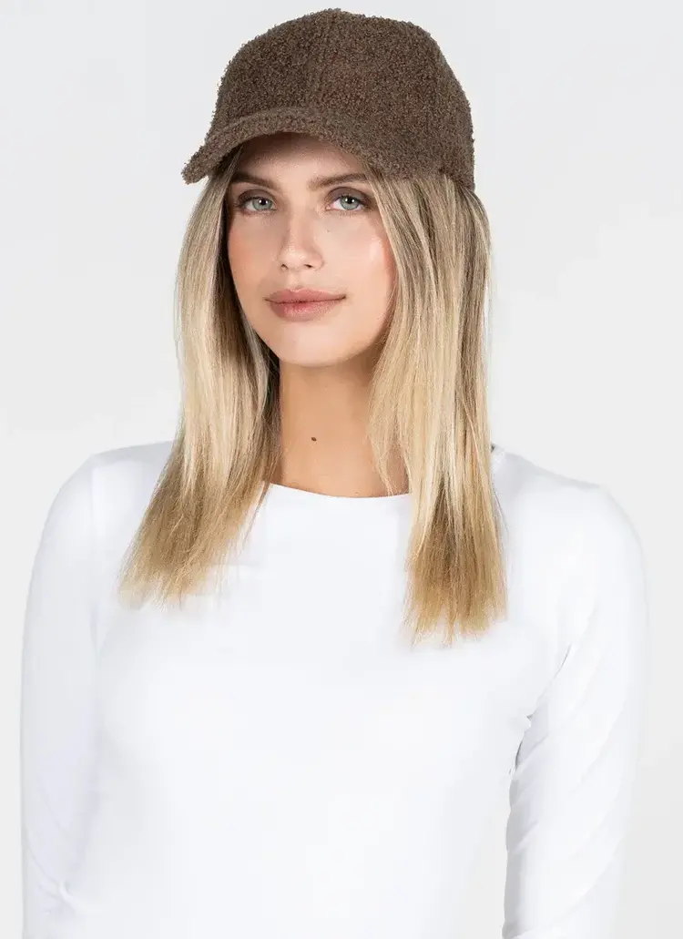 C’est Moi Teddy Baseball Cap Mocha