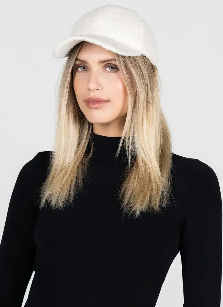 C’est Moi Teddy Baseball Cap Cream
