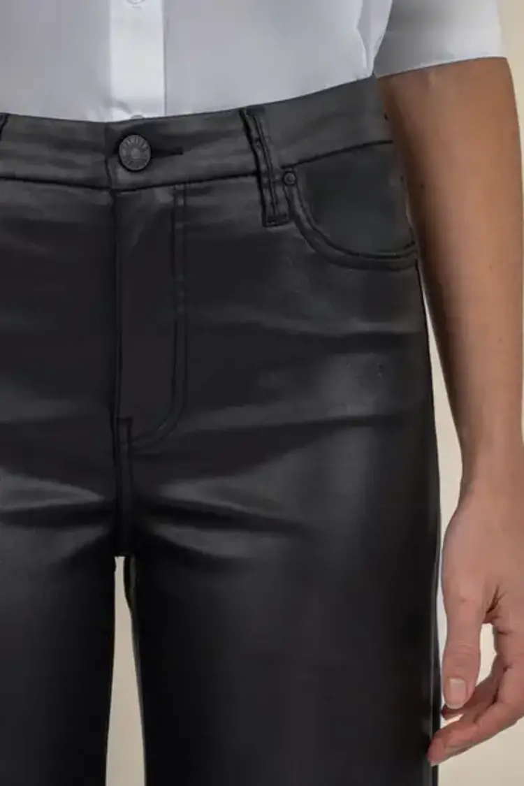 KUT from the Kloth Meg High Rise Fab AB Wide Leg Pant Black