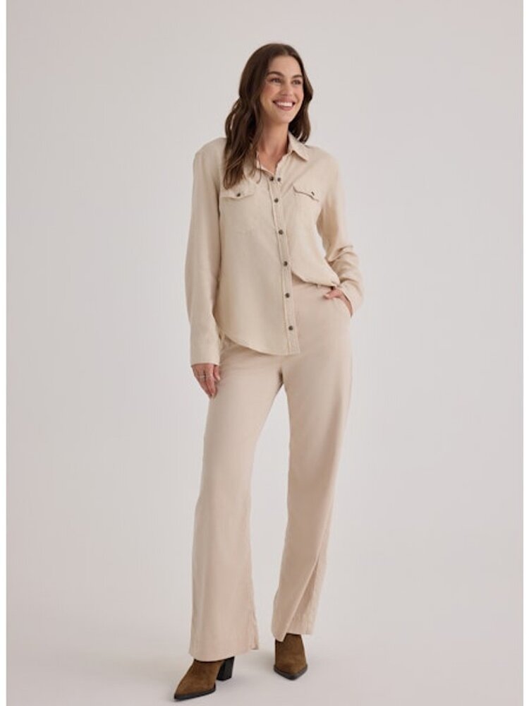 Bella Dahl Western Shirt Moon Stone