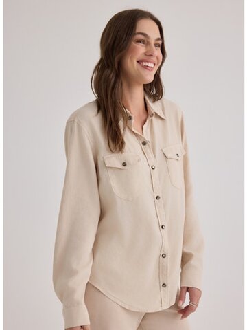 Bella Dahl Western Shirt Moon Stone