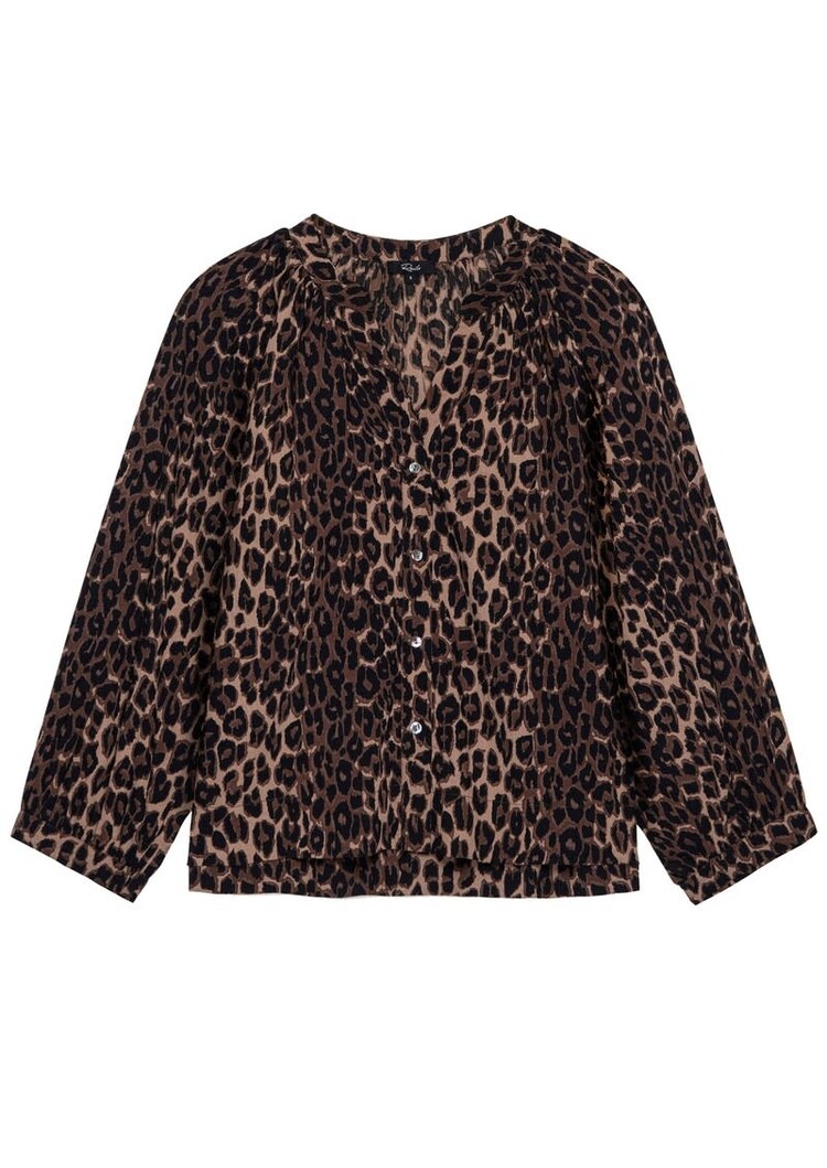 Rails Saint Long Sleeve Button Down Shirt Brown Nala