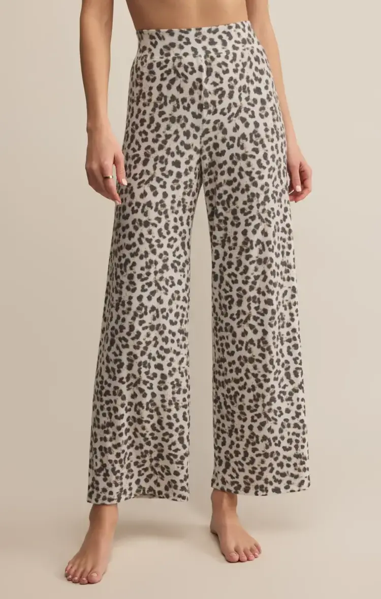 ZSupply Luxe Leopard Pant Champagne