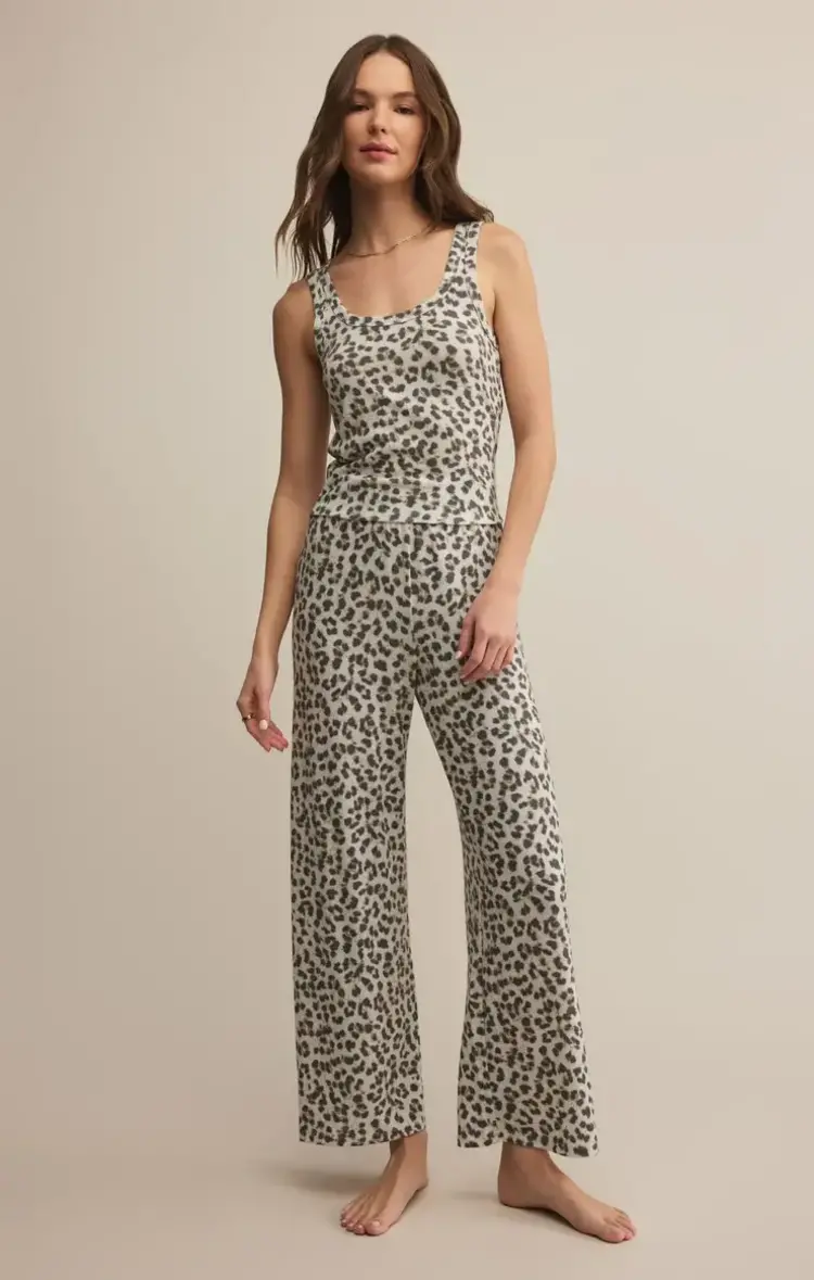 ZSupply Luxe Leopard Pant Champagne