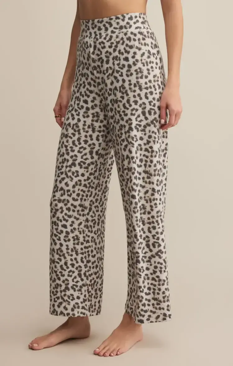 ZSupply Luxe Leopard Pant Champagne