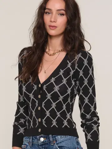 Heartloom Luna Cardi Black
