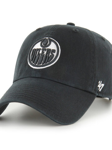 47 Brand 47' Clean Up Cap NHL 17 Edmonton Oilers Black/White