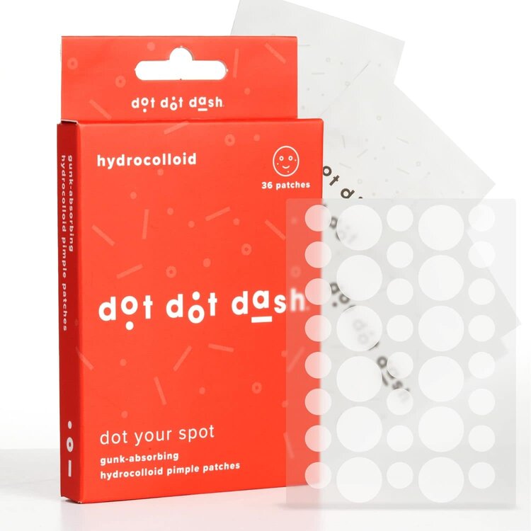 Patchology Dot Dot Dash Hydrocolloid Acne Pimple Patches