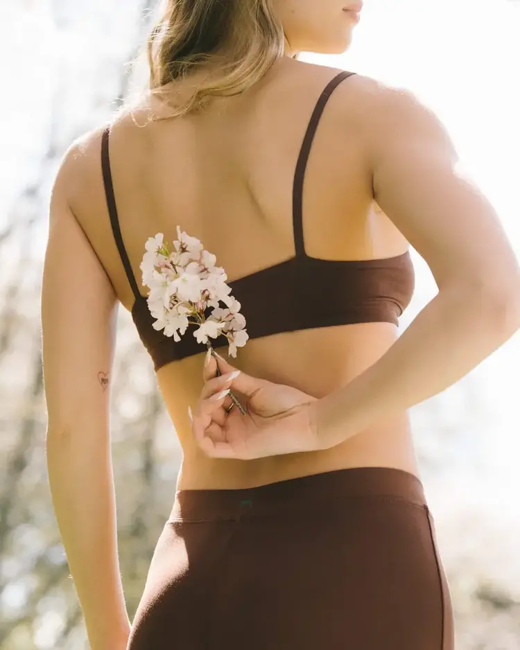 Huha Tata Bralette Mineral Bra Brown
