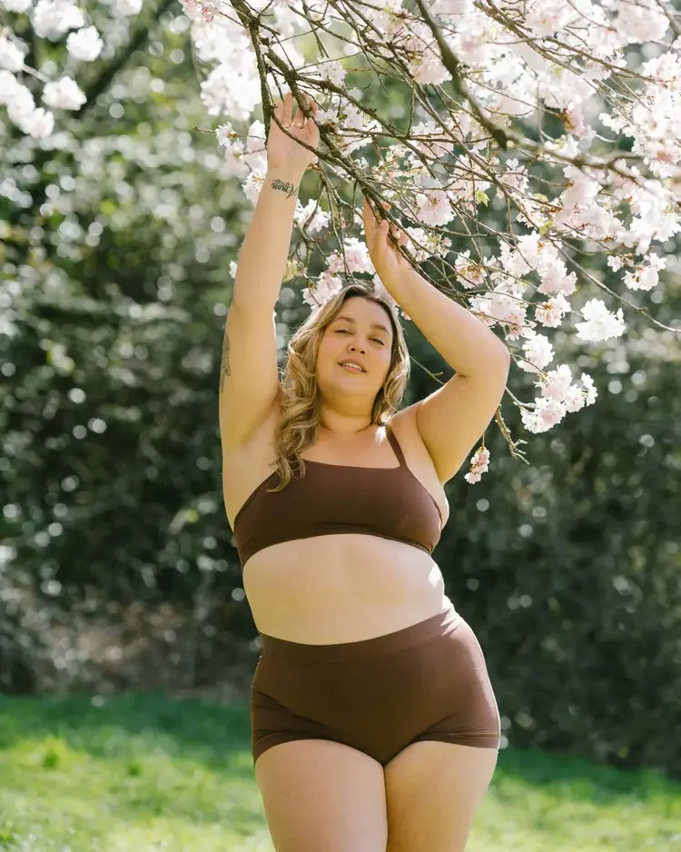 Huha Tata Bralette Mineral Bra Brown