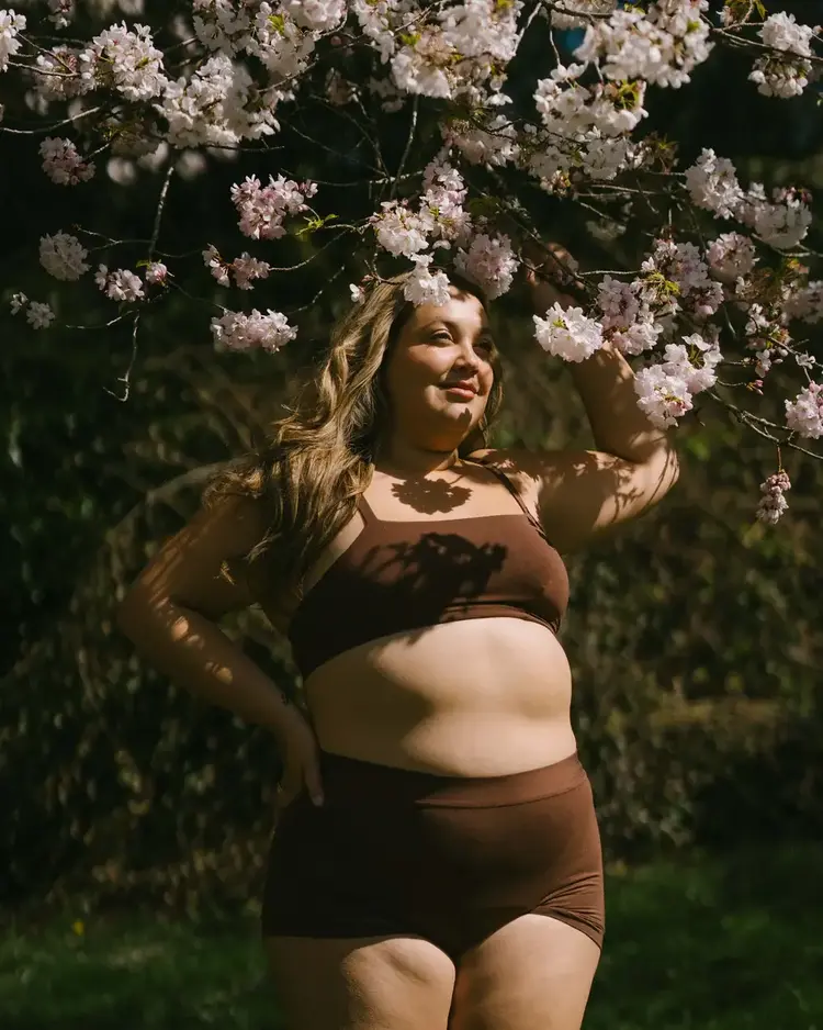 Huha Tata Bralette Mineral Bra Brown