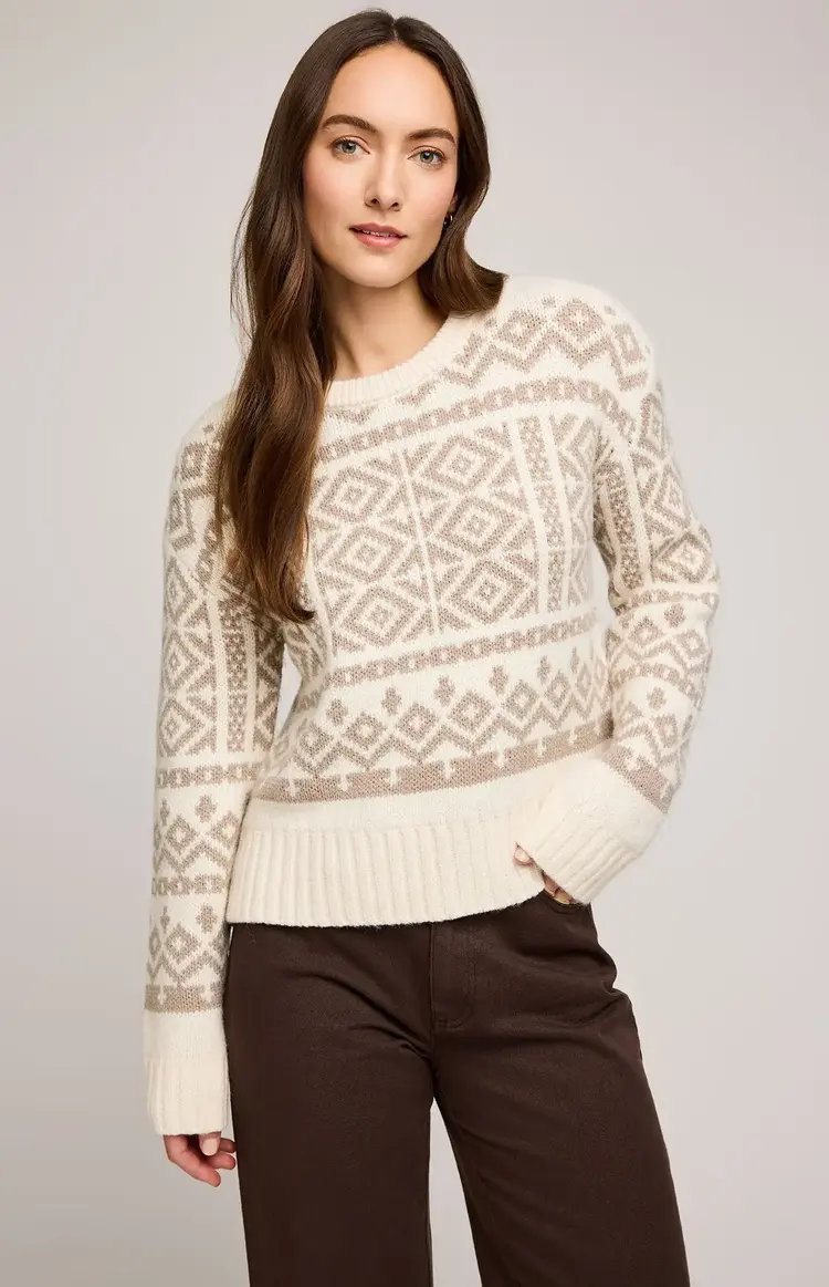 Gentle Fawn Cypress Pullover Sweater Cream
